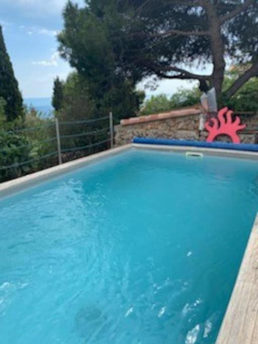 Haut De Villa Au Mont St Clair Vue Exceptionnelle Mer Et Foret Terrasses, Piscine, Petanque, Solarium Prives Sete Ngoại thất bức ảnh